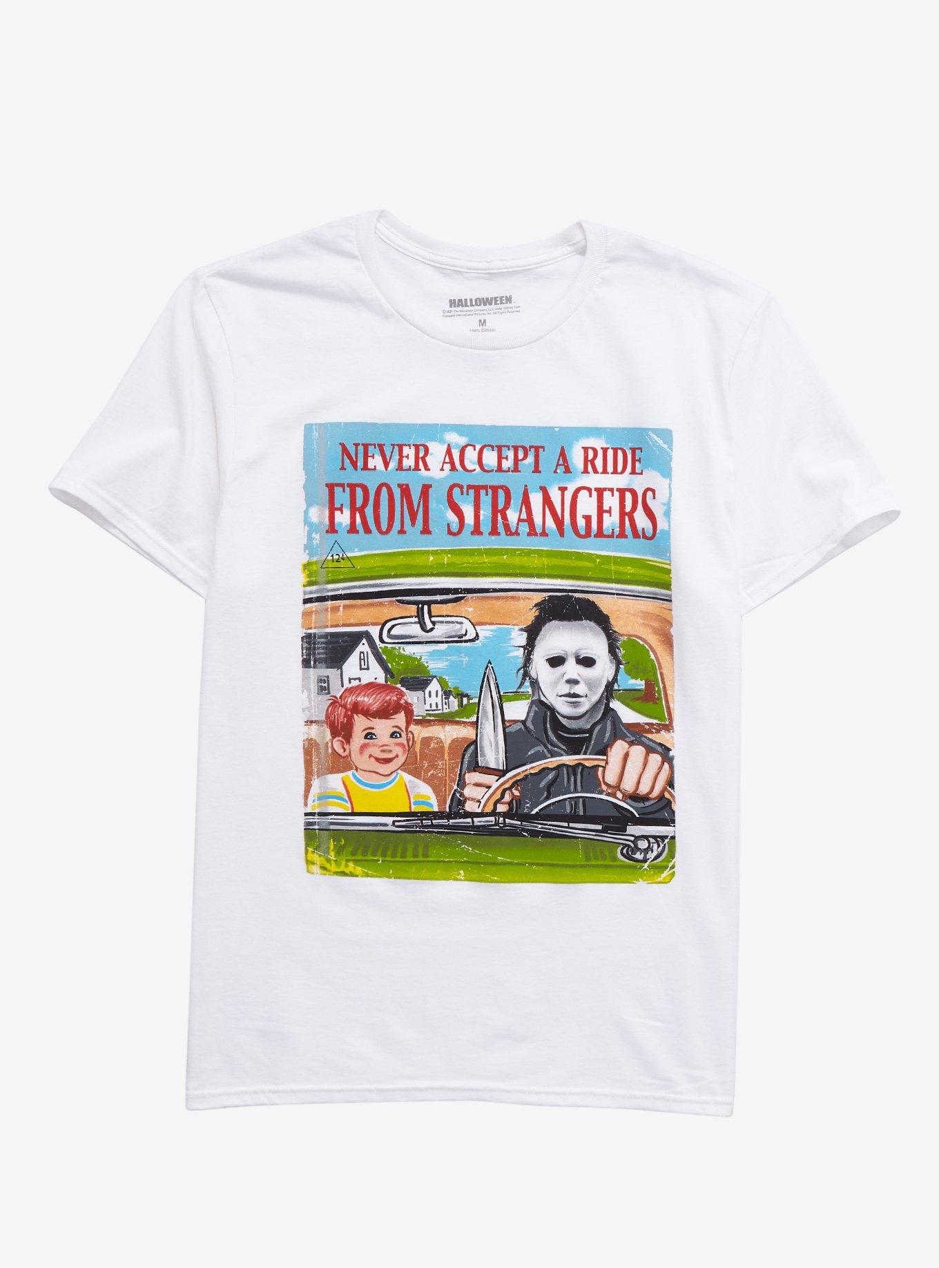 Halloween Michael Myers Retro Children's Book T-Shirt, MULTI, hi-res