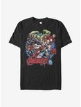 Marvel Avengers Assemblage T-Shirt, BLACK, hi-res