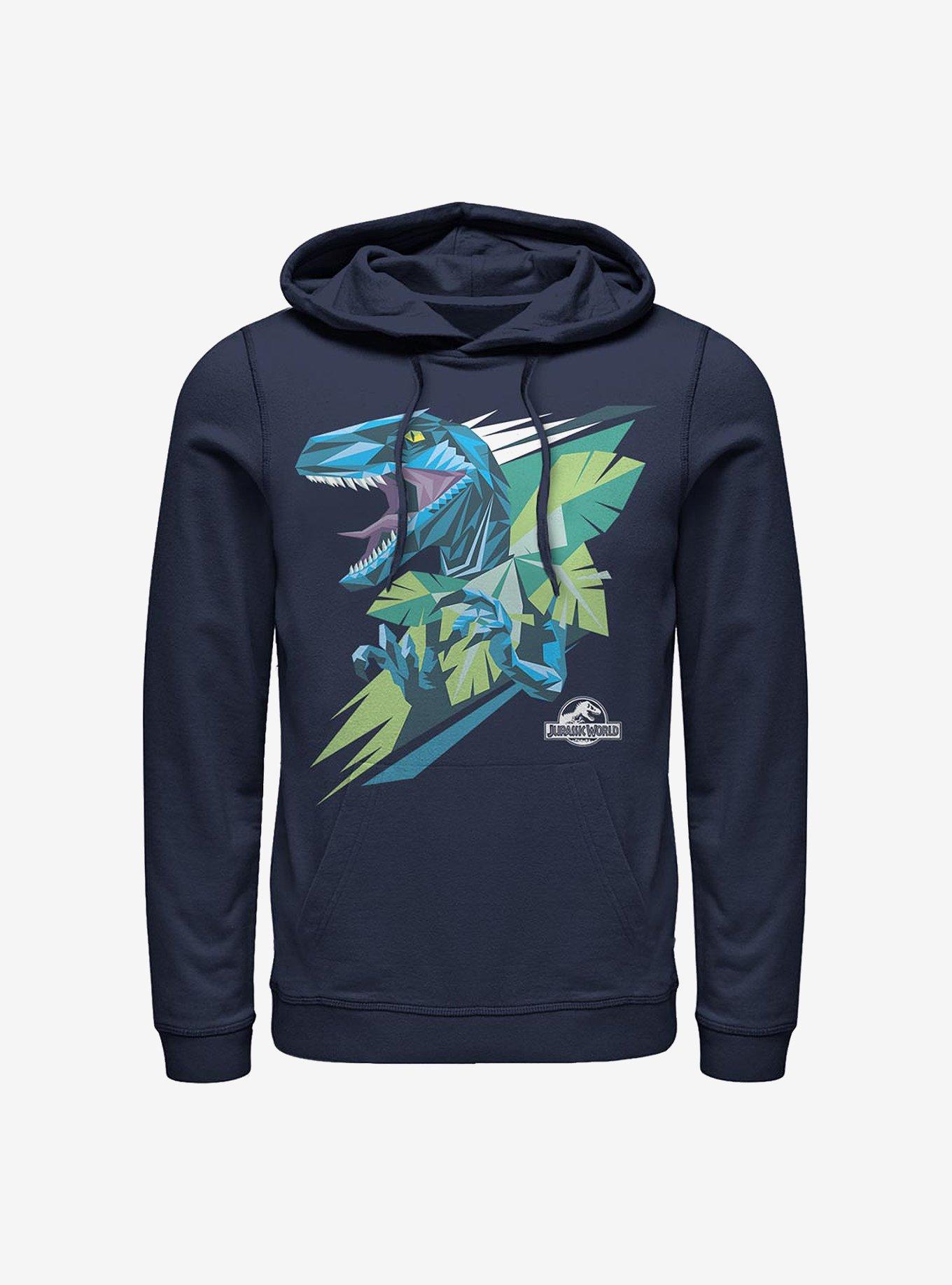 Jurassic Park Blue Dino Hoodie, , hi-res