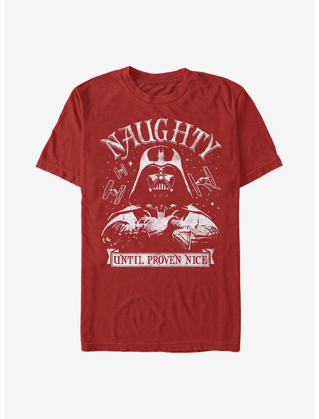 Star Wars Naughty Until Nice T-Shirt, RED, hi-res