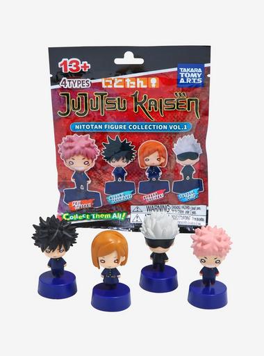 Lot De 4 Figurines Capsule Takara Tomy – Jujutsu Kaisen – Mascots Nitotan