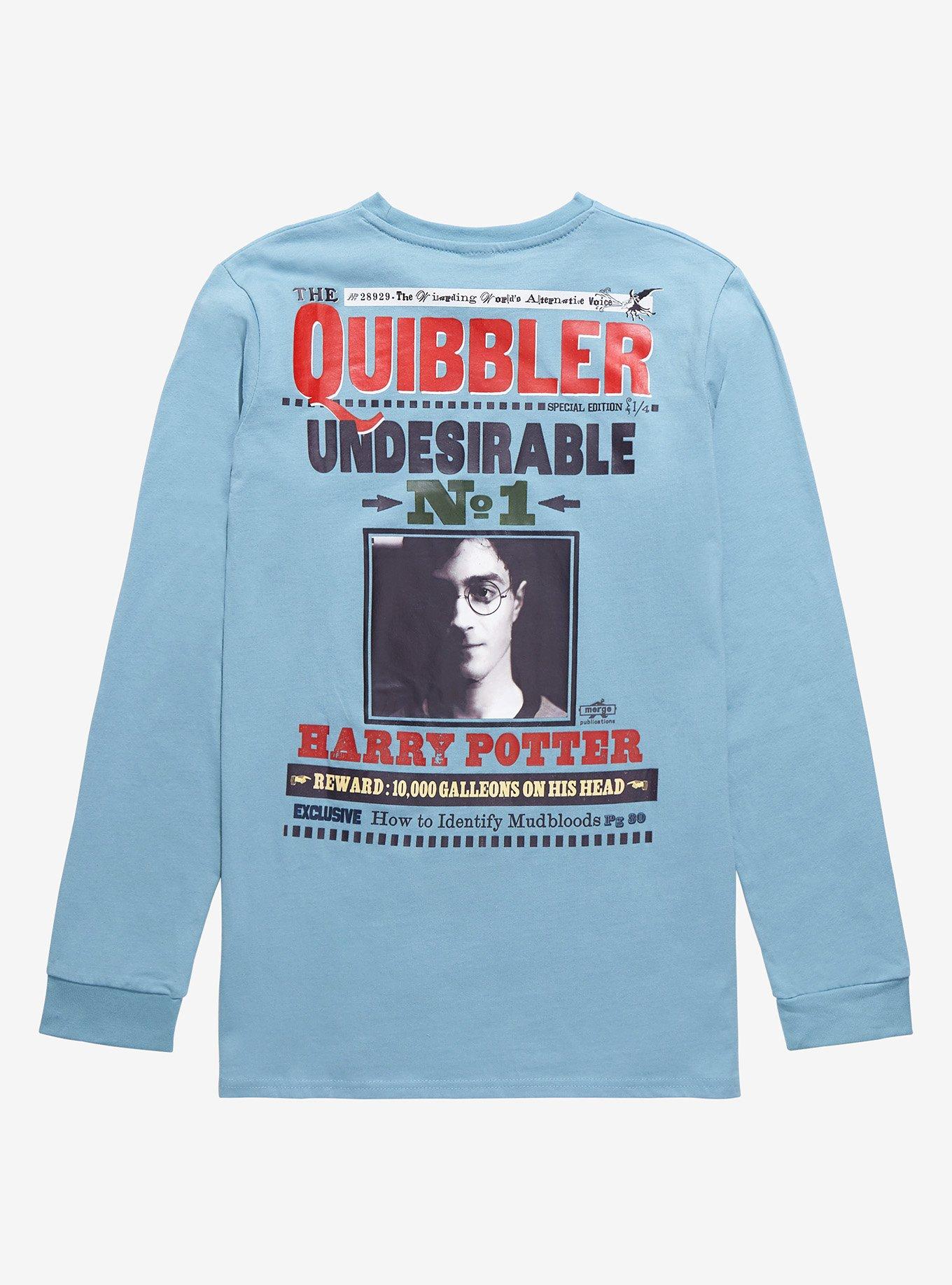 Cakeworthy Harry Potter Quibbler Long Sleeve T-Shirt, GREY, hi-res