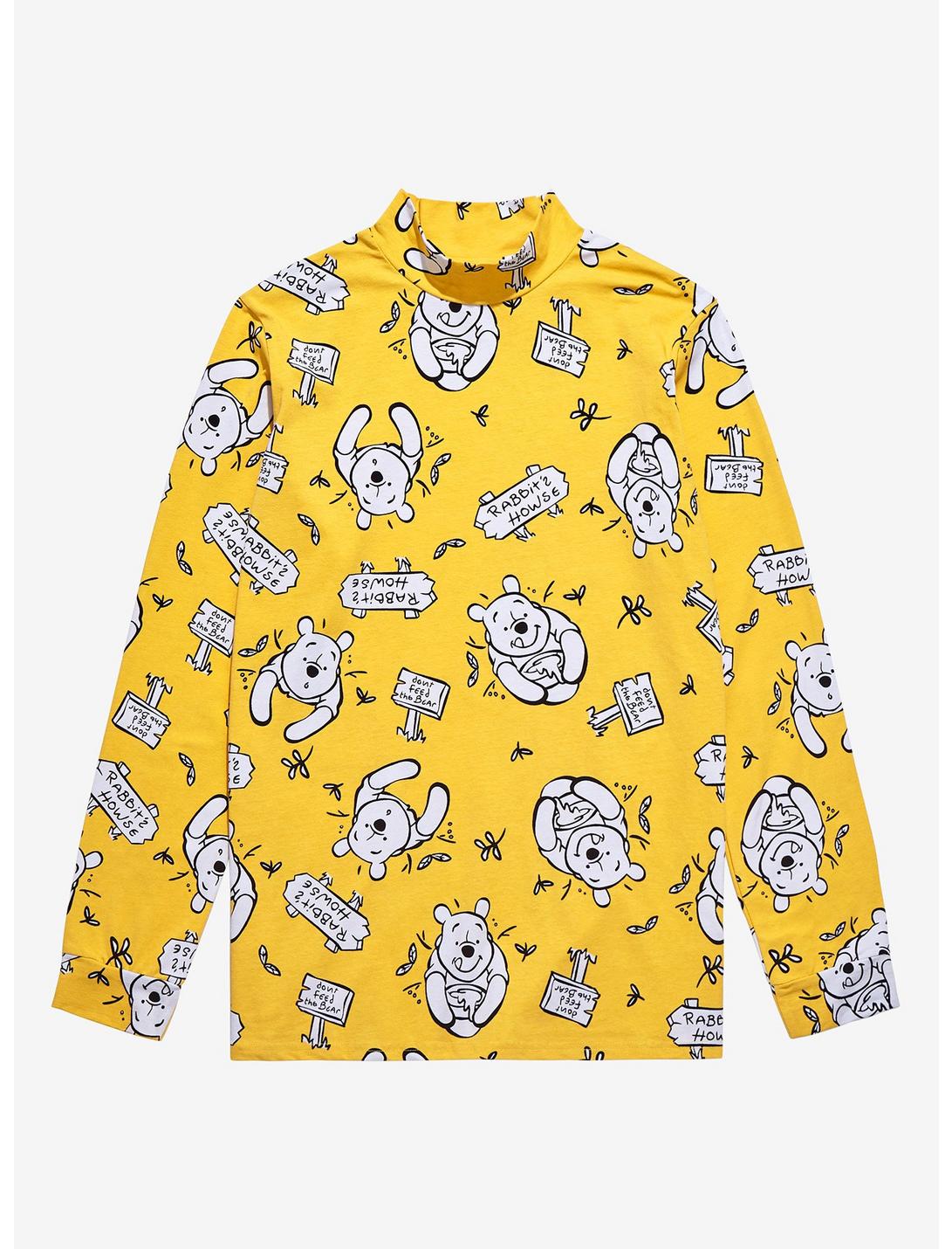 Cakeworthy Disney Winnie the Pooh Rabbit's House Long Sleeve T-Shirt, VIBRANT YELLOW, hi-res