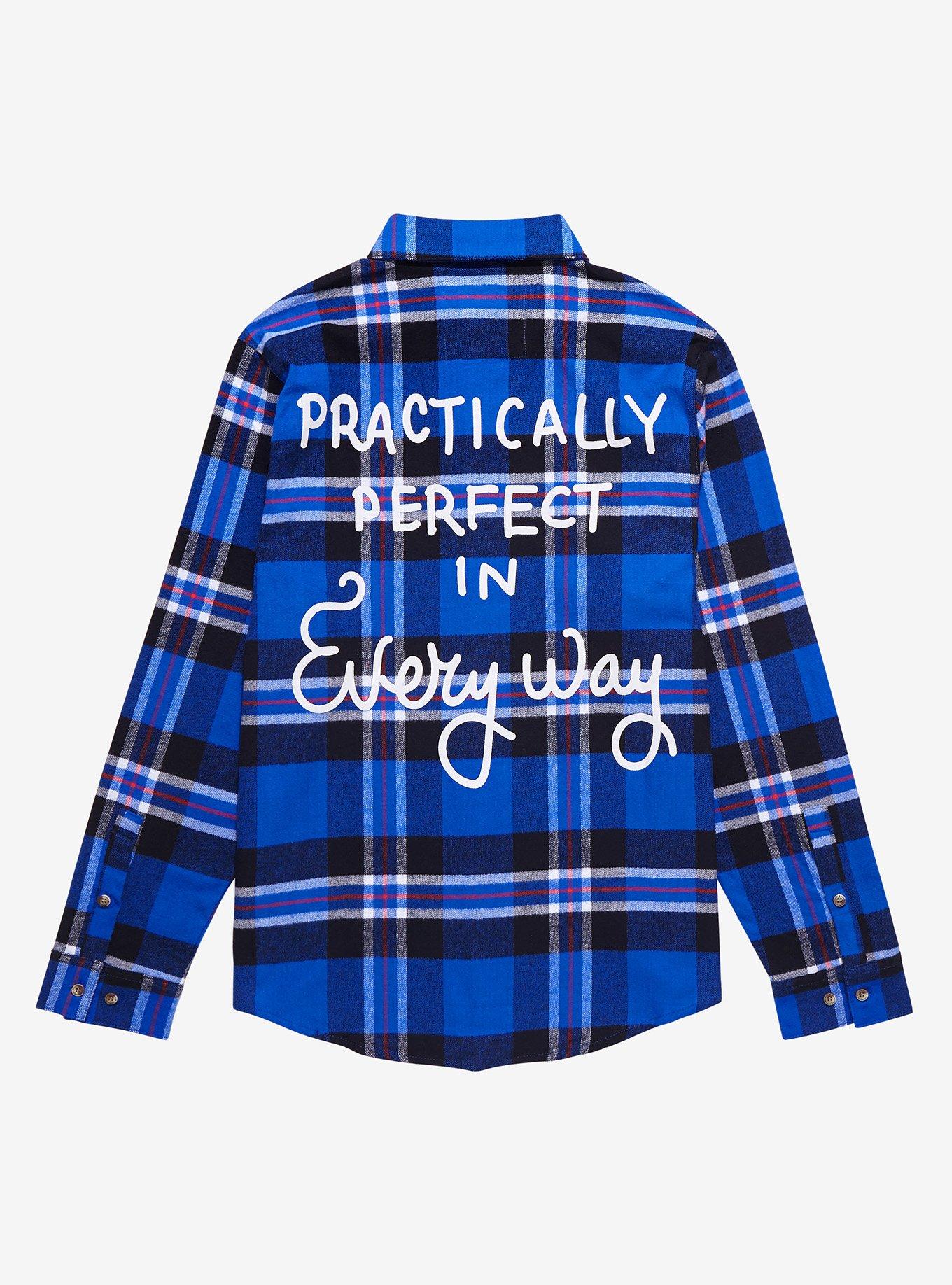 Cakeworthy Disney Mary Poppins Practically Perfect Flannel, PLAID, hi-res