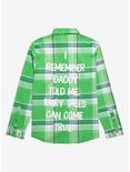 Cakeworthy Disney The Princess and the Frog Fairy Tales Come True Flannel, PLAID, hi-res