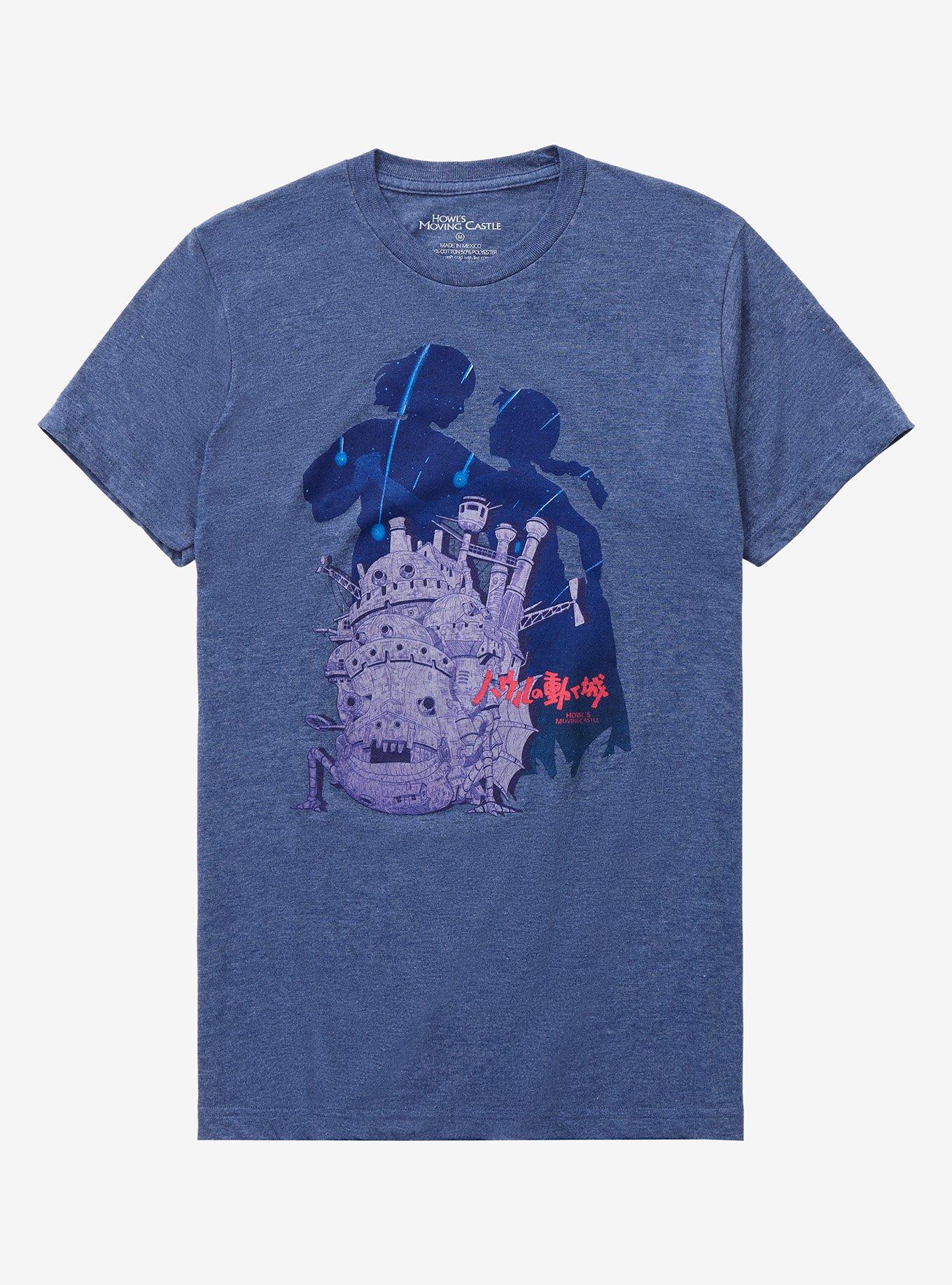 Studio Ghibli Howl's Moving Castle Howl & Sophie Silhouette - BoxLunch Exclusive, SLATE, hi-res