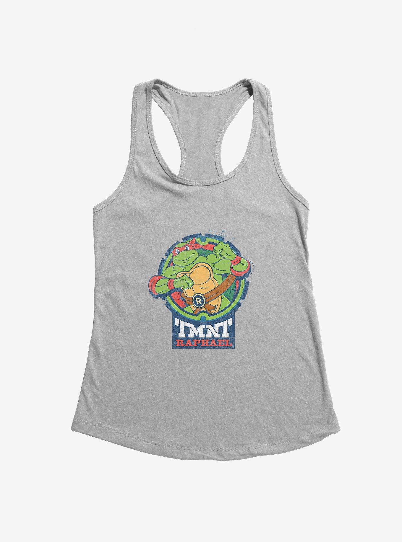 Teenage Mutant Ninja Turtles Raphael Badge Girls Tank, , hi-res