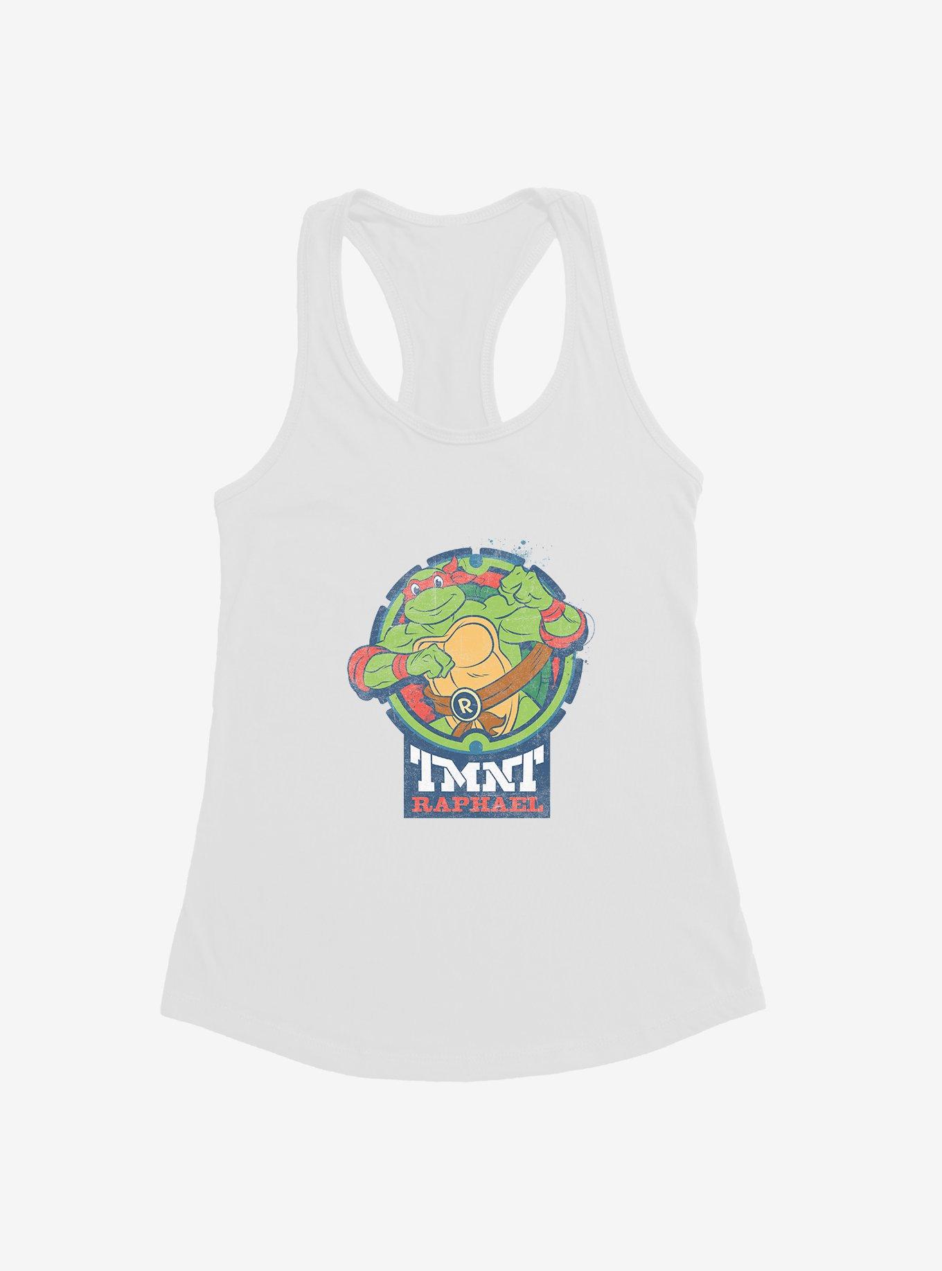 Teenage Mutant Ninja Turtles Raphael Badge Girls Tank, , hi-res