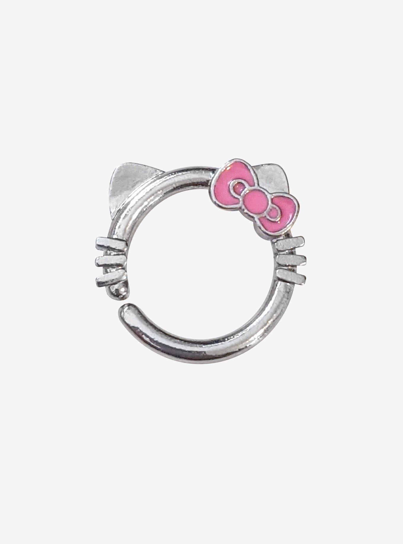 Hello kitty nose deals ring