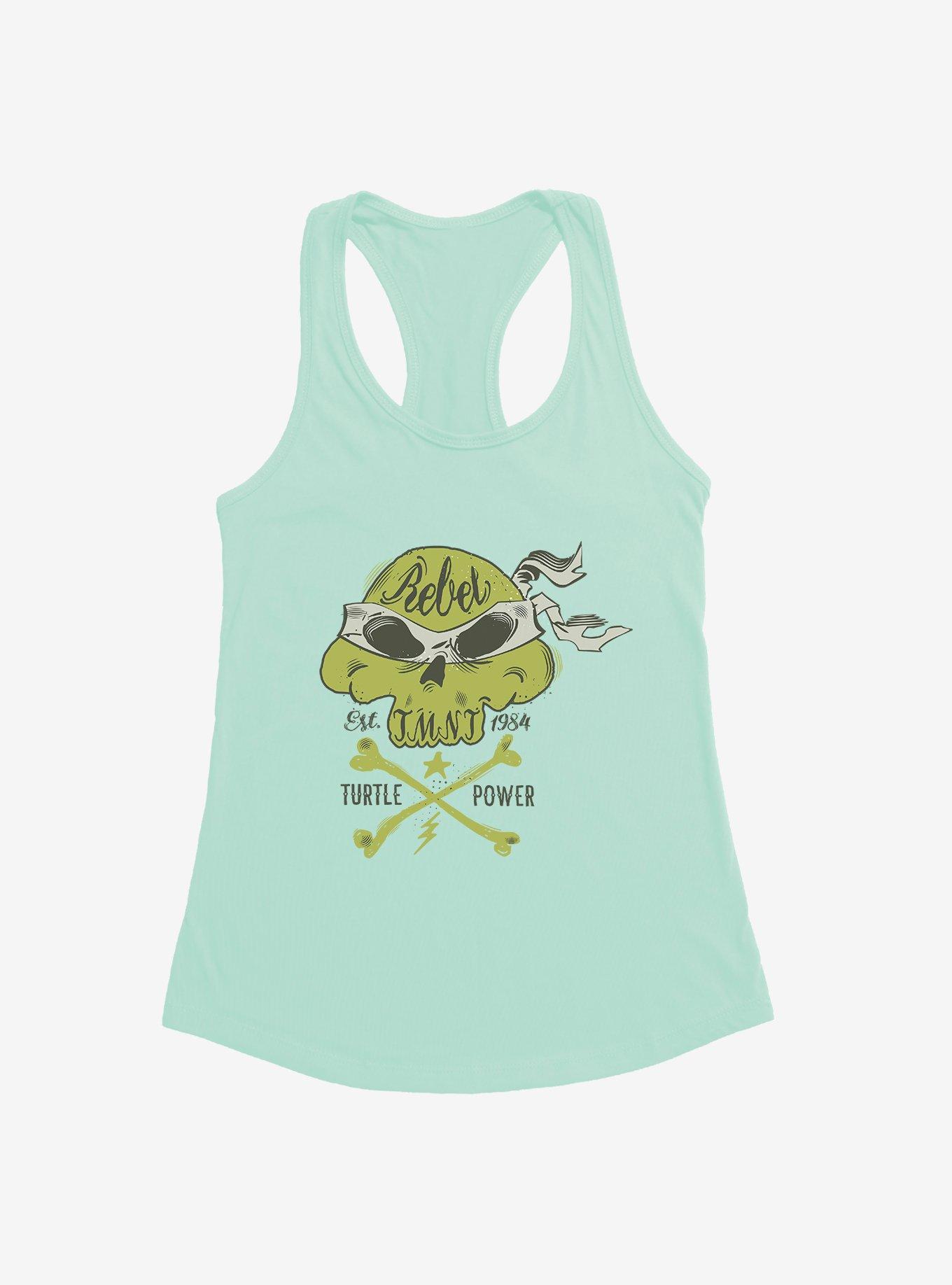 Teenage Mutant Ninja Turtles Skull Bandana Girls Tank, MINT, hi-res