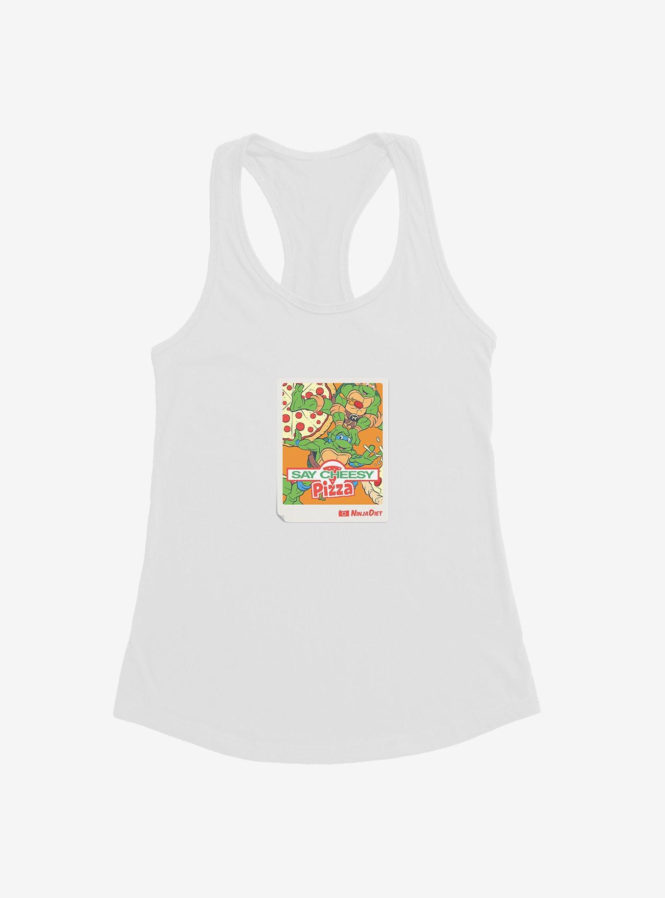 Teenage Mutant Ninja Turtles Pizza Cheese Photo Girls Tank, , hi-res