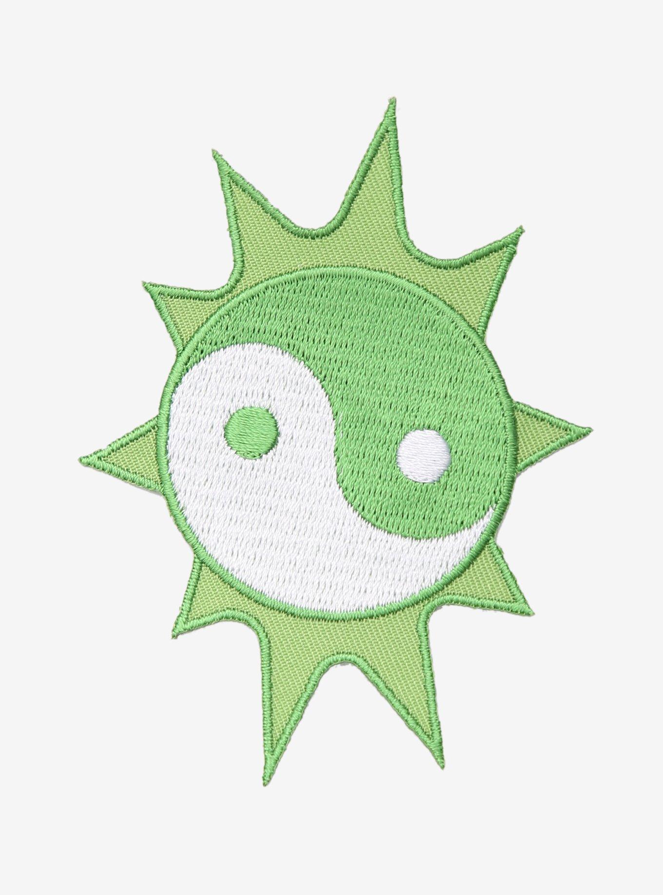 Green Yin-Yang Patch, , hi-res