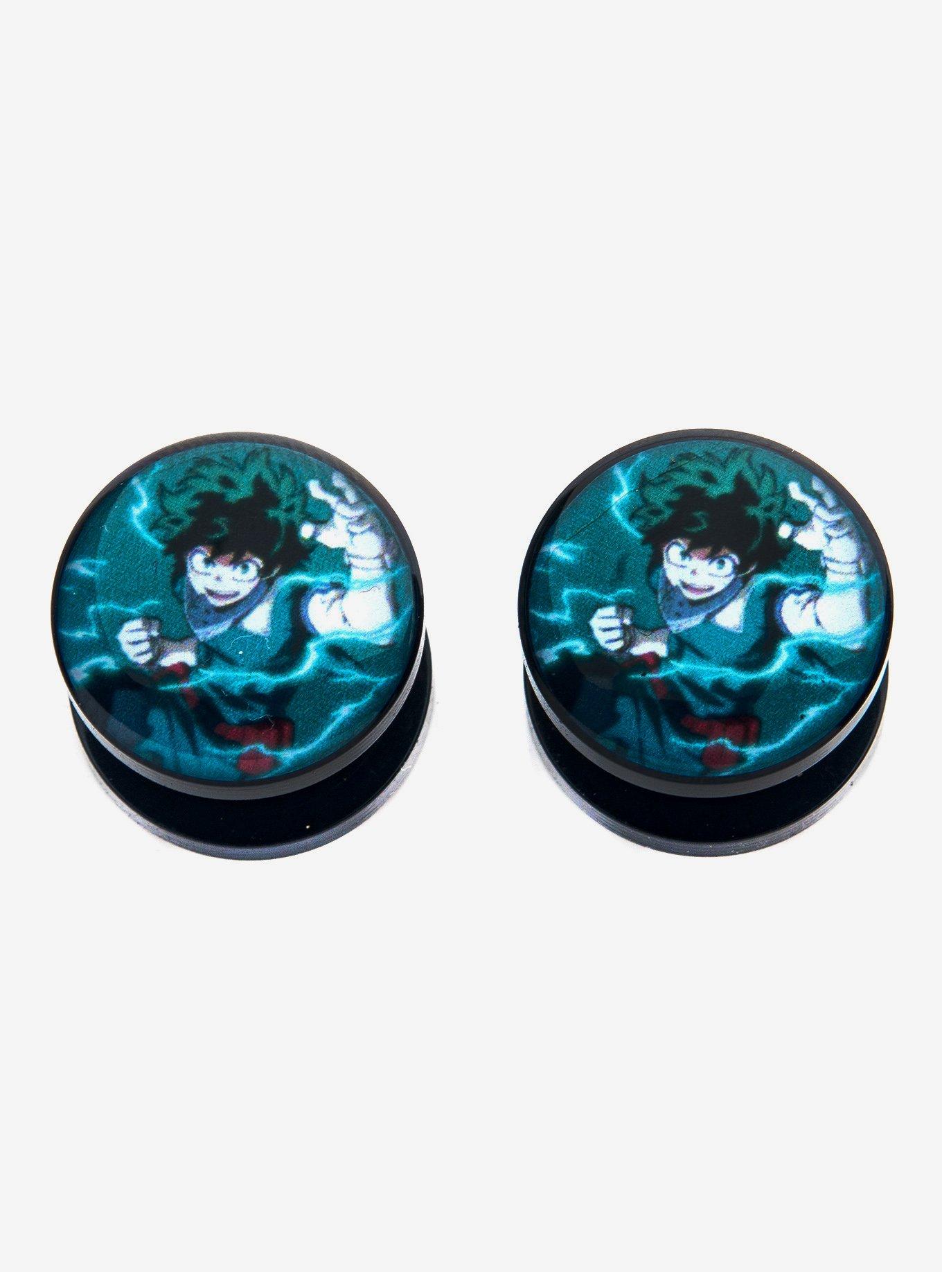 Acrylic My Hero Academia Deku Lightning Plug 2 Pack, MULTI, hi-res