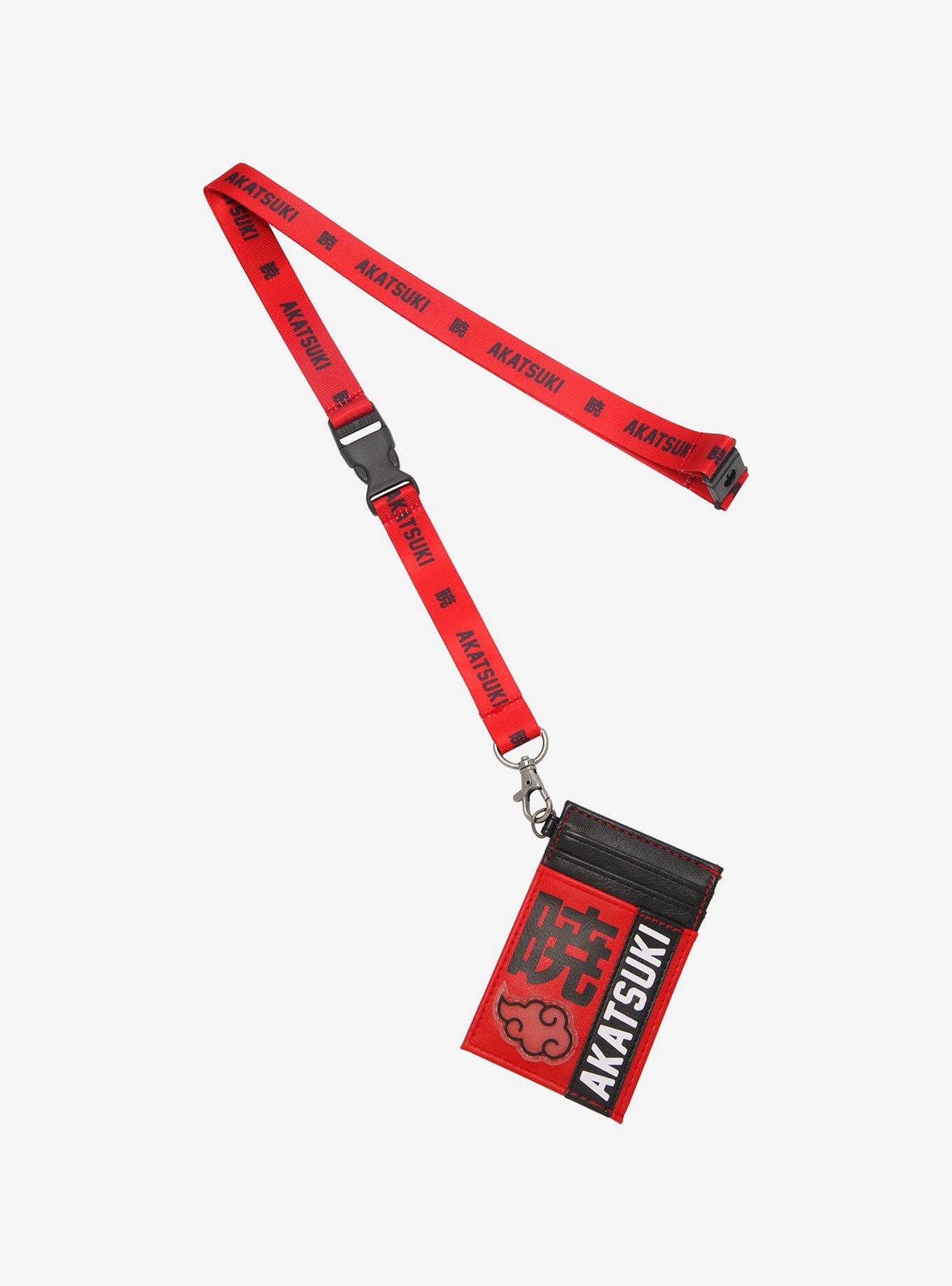 Naruto Shippuden Akatsuki Lanyard With Cardholder, , hi-res