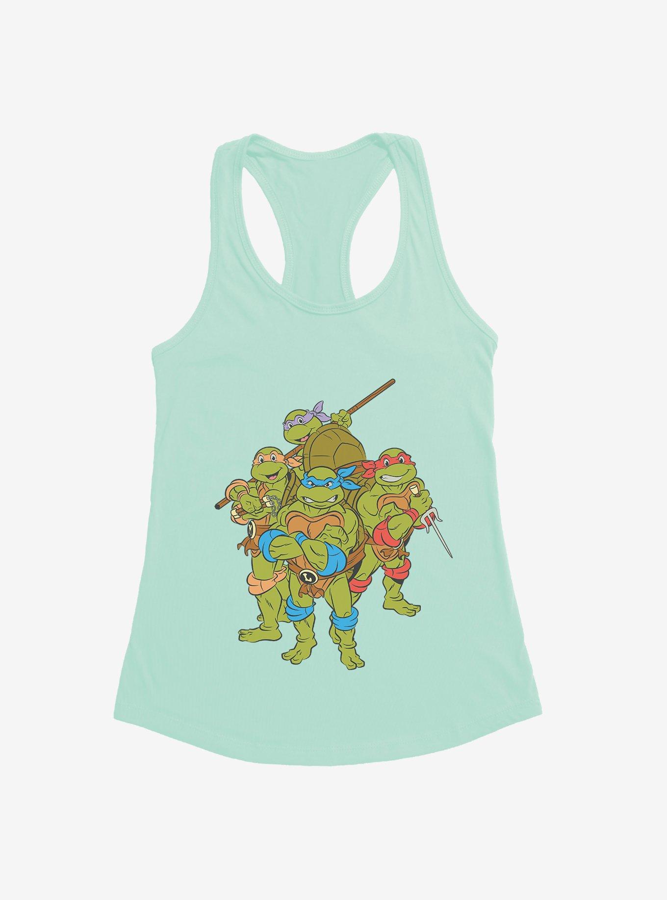 Teenage Mutant Ninja Turtles Group Pose Girls Tank, , hi-res