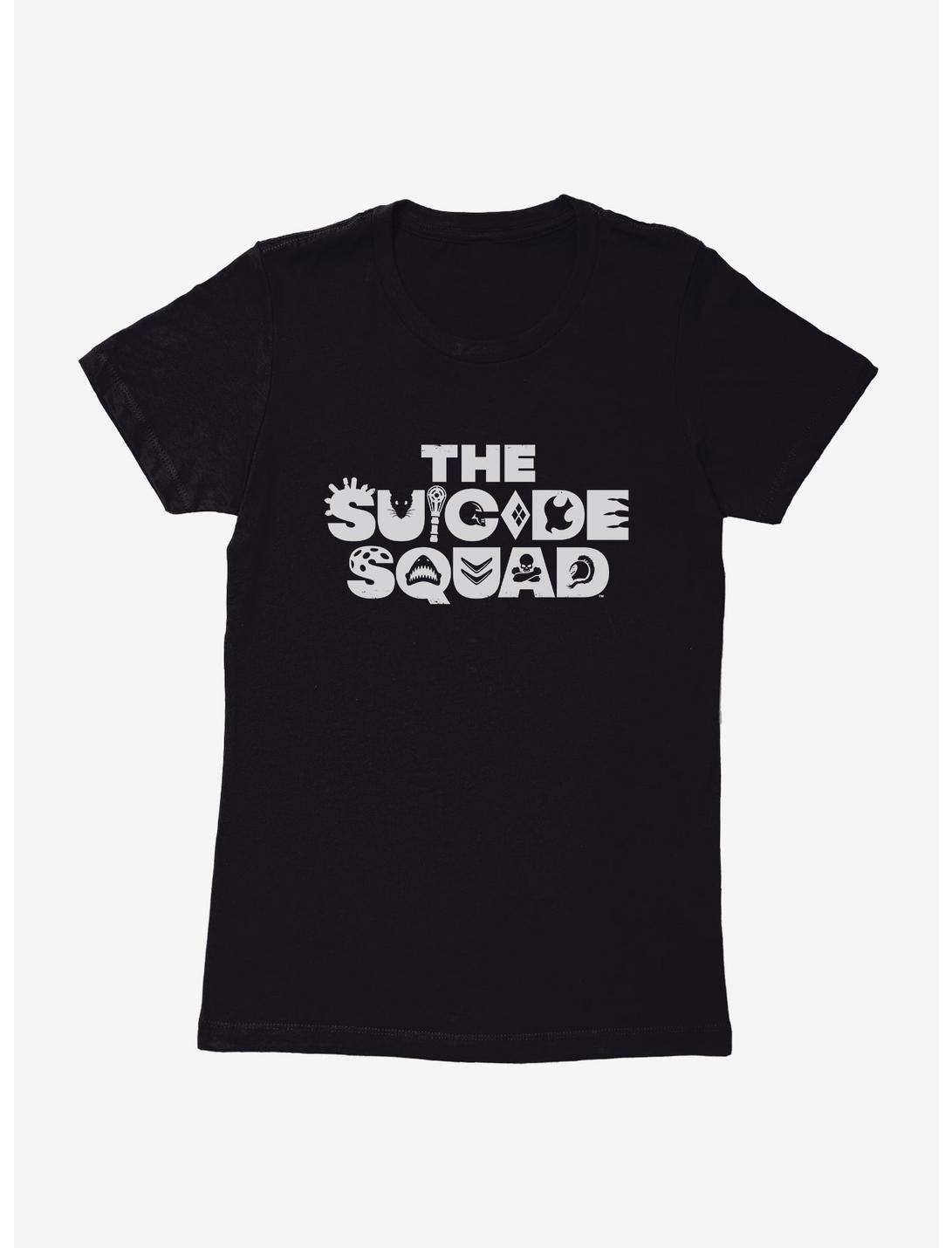 DC Comics The Suicide Squad Black Logo Womens T-Shirt, , hi-res