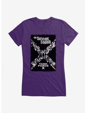 DC Comics The Suicide Squad Character Formation Girls T-Shirt, PURPLE, hi-res