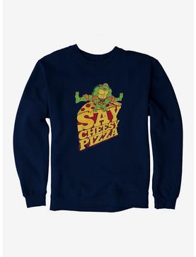 Teenage Mutant Ninja Turtles Say Cheesy Pizza Men's Sweatshirt, , hi-res