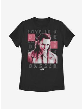 Marvel Loki Love Is A Dagger Womens T-Shirt, , hi-res