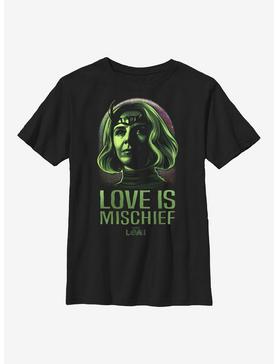 Marvel Loki Love Is Mischief Sylvie Youth T-Shirt, , hi-res