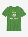 Marvel Loki Love Is Mischief Youth T-Shirt, KELLY, hi-res