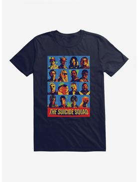 DC The Suicide Squad Character Poster T-Shirt, NAVY, hi-res