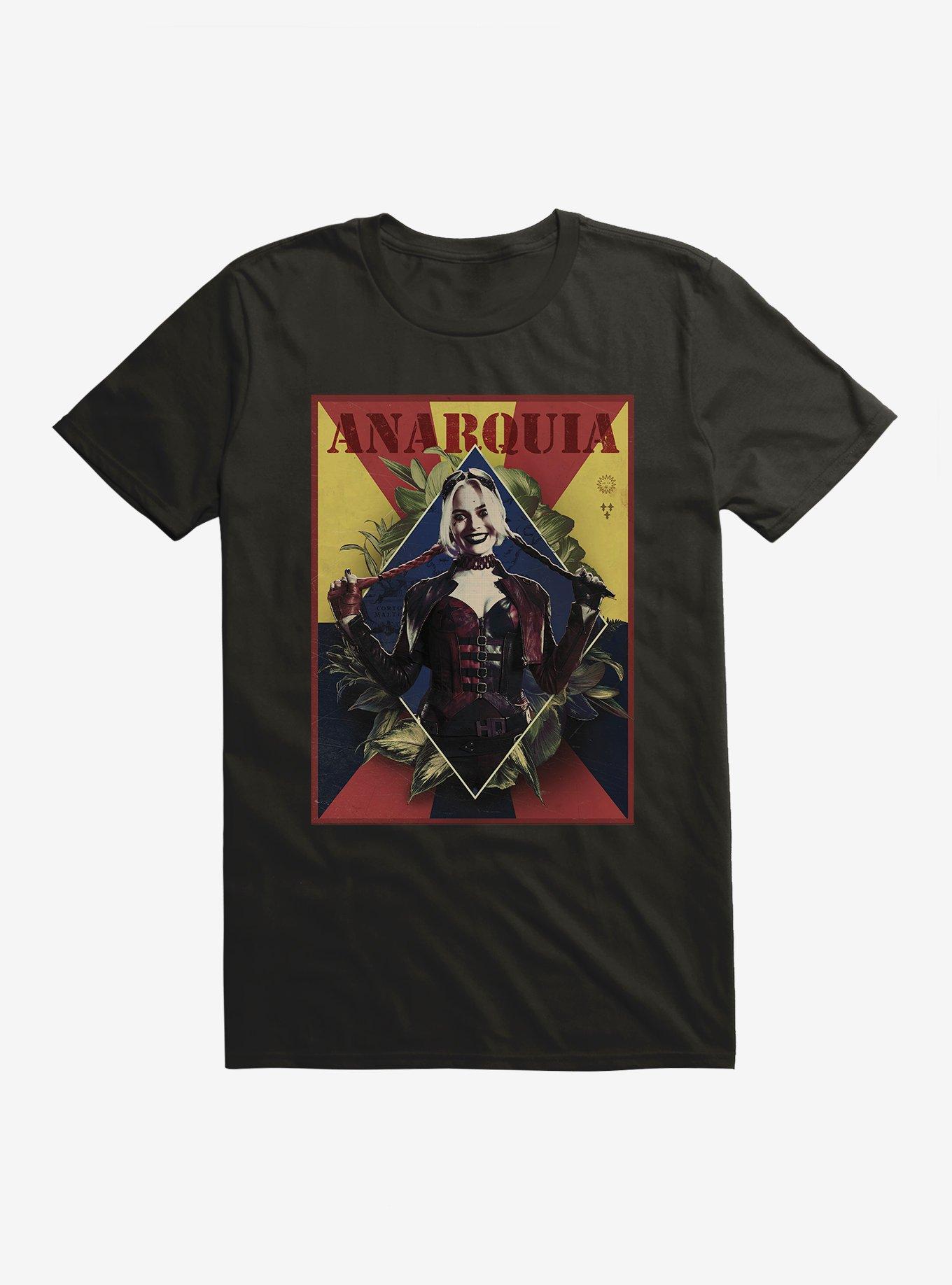 DC The Suicide Squad Harley Quinn Anarquia T-Shirt, BLACK, hi-res