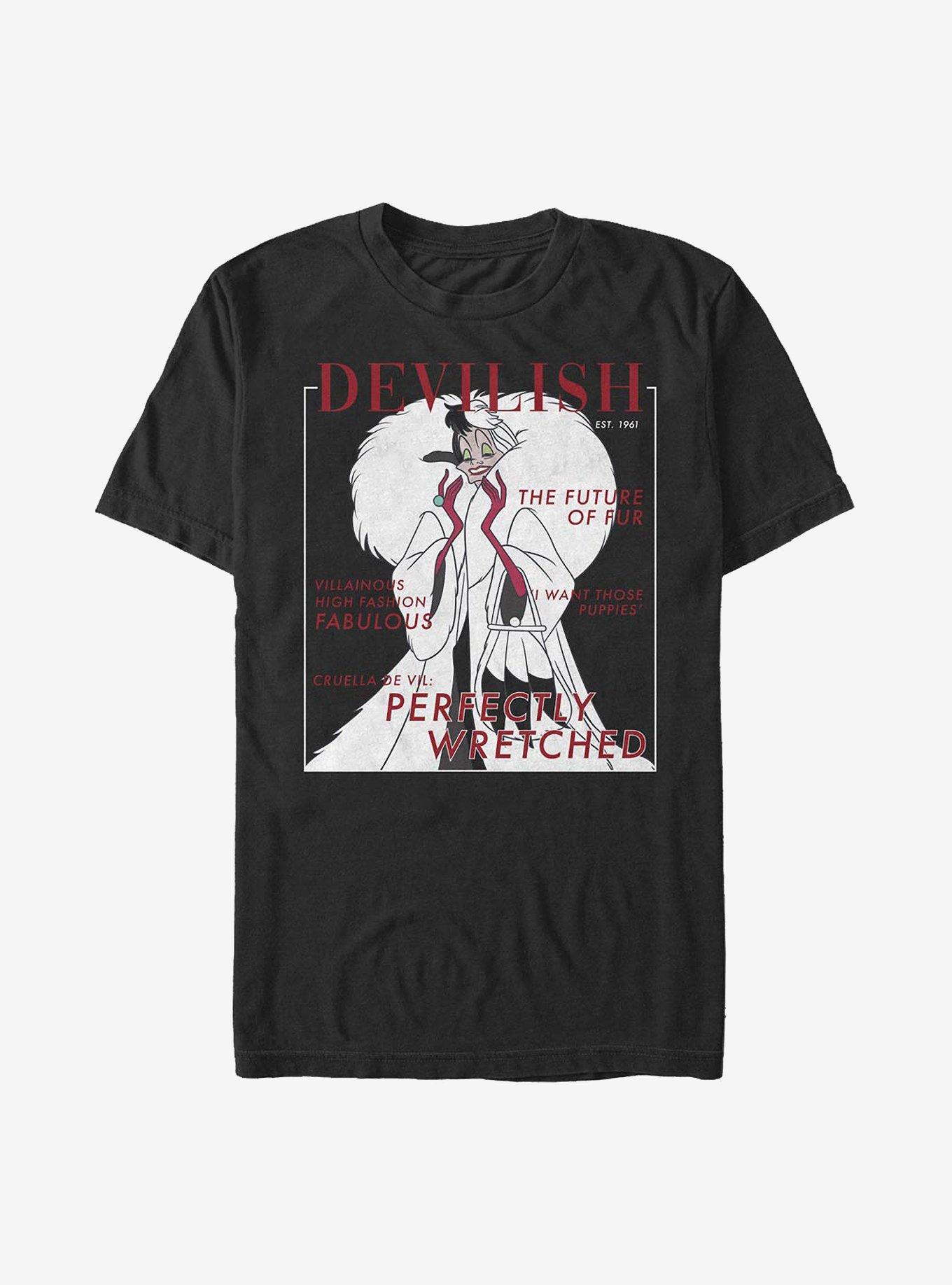 Disney Cruella Devilish Magazine Cover T-Shirt, , hi-res