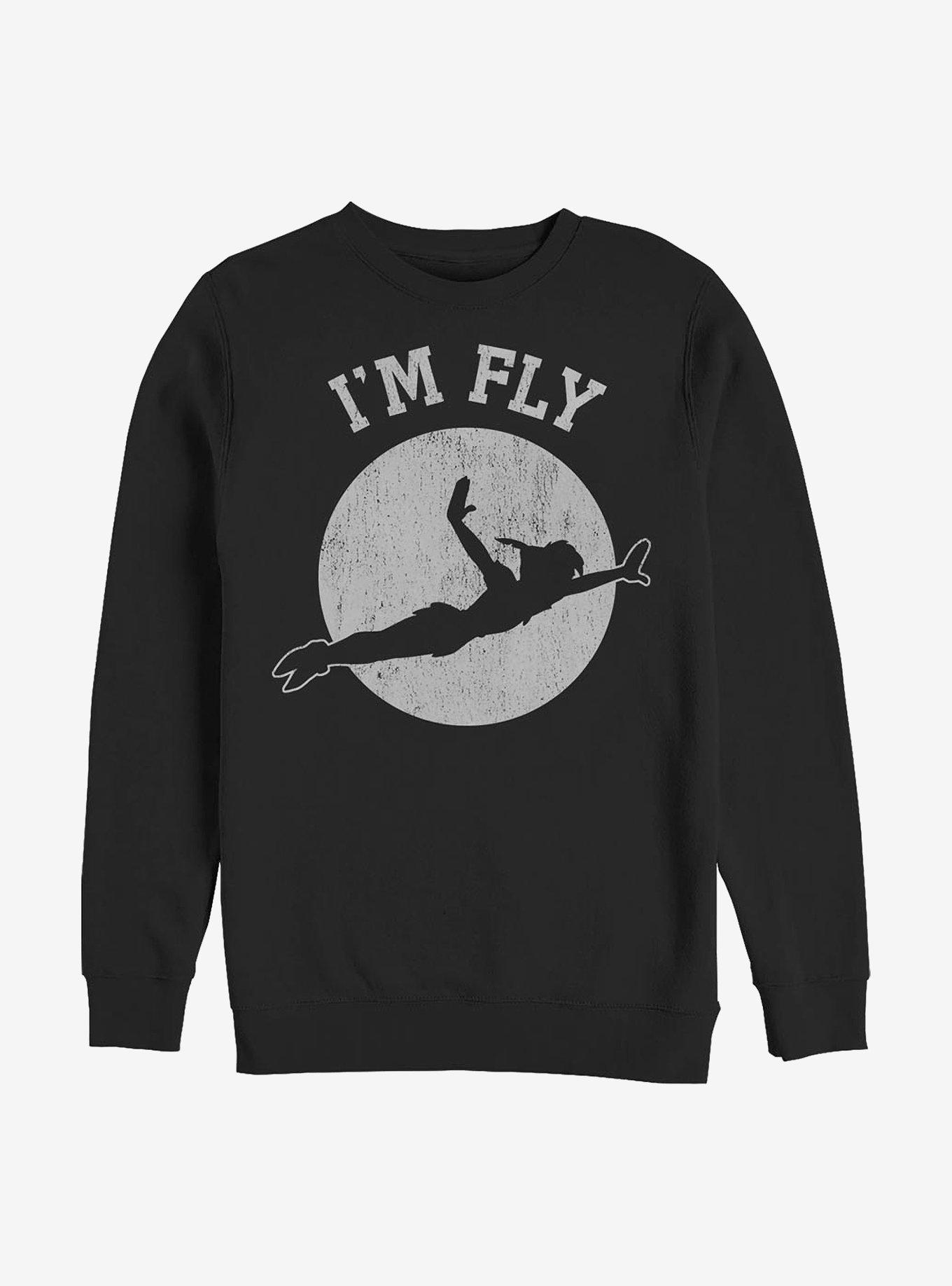 Disney Peter Pan I'm Fly Crew Sweatshirt, , hi-res