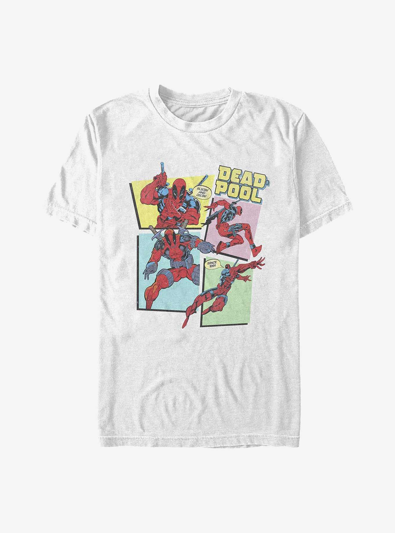 Marvel Deadpool 90's Group Panels T-Shirt, , hi-res