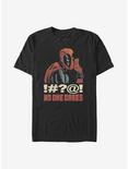 Marvel Deadpool No One Cares T-Shirt, BLACK, hi-res