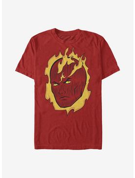 Plus Size Marvel Fantastic Four Torch Shoulder T-Shirt, , hi-res