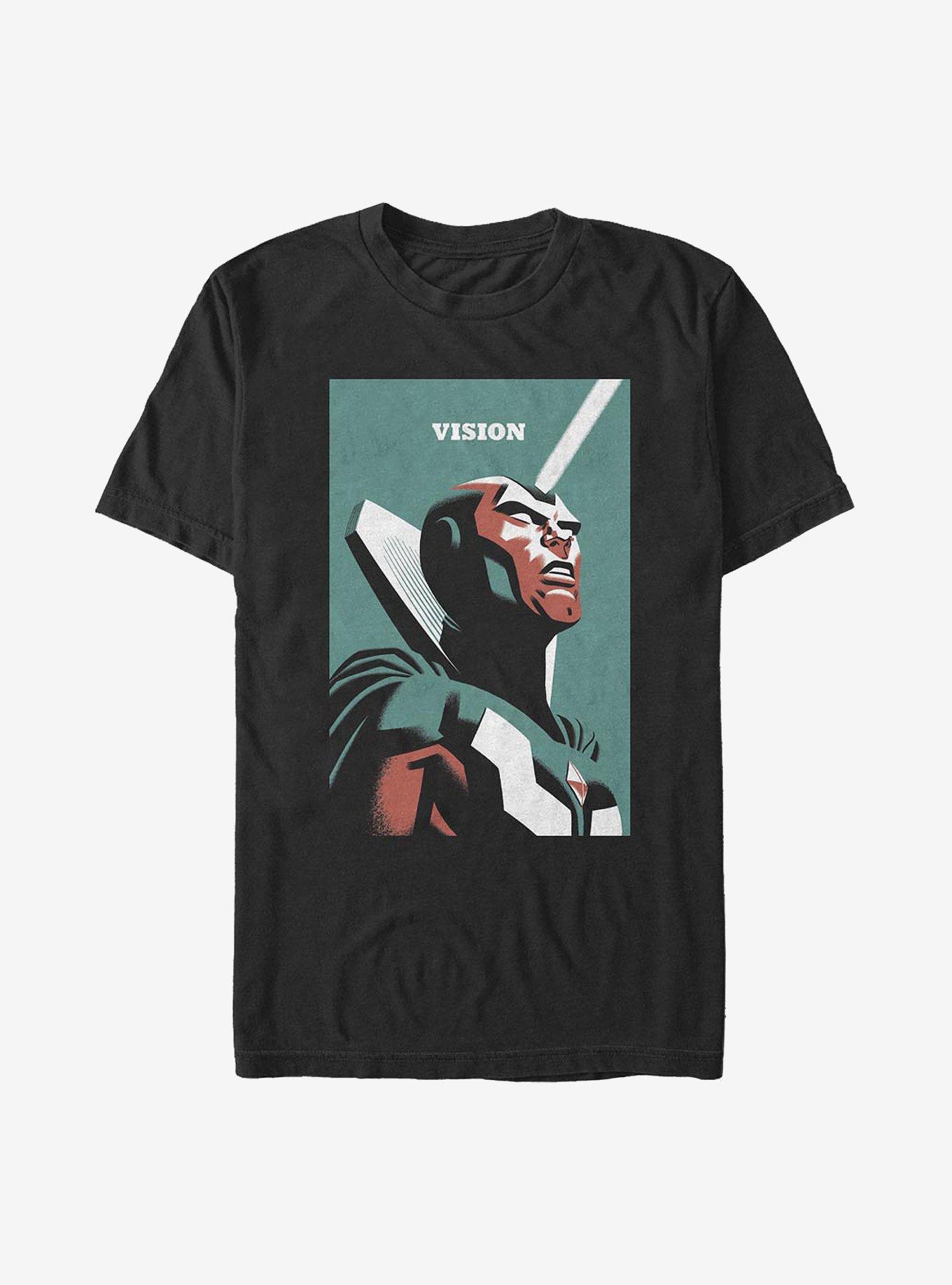 Marvel Simplistic Vision T-Shirt, BLACK, hi-res