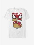 Marvel Spider-Man Spider Cat Panels T-Shirt, WHITE, hi-res