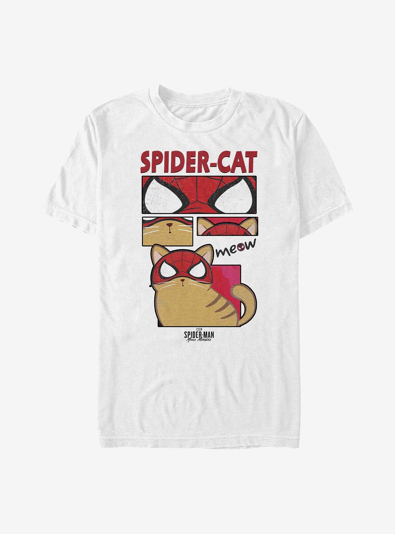 Marvel Spider-Man Spider Cat Panels T-Shirt, , hi-res