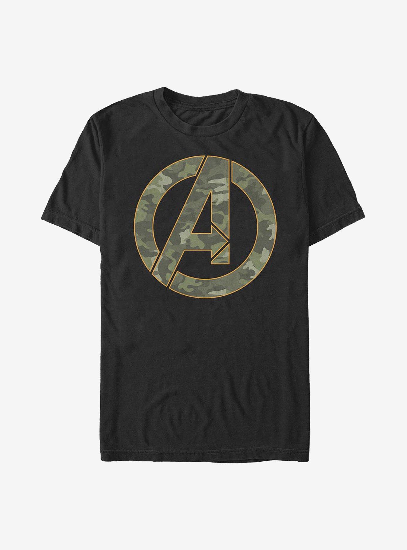 Marvel The Avengers Camo Icon T-Shirt, , hi-res
