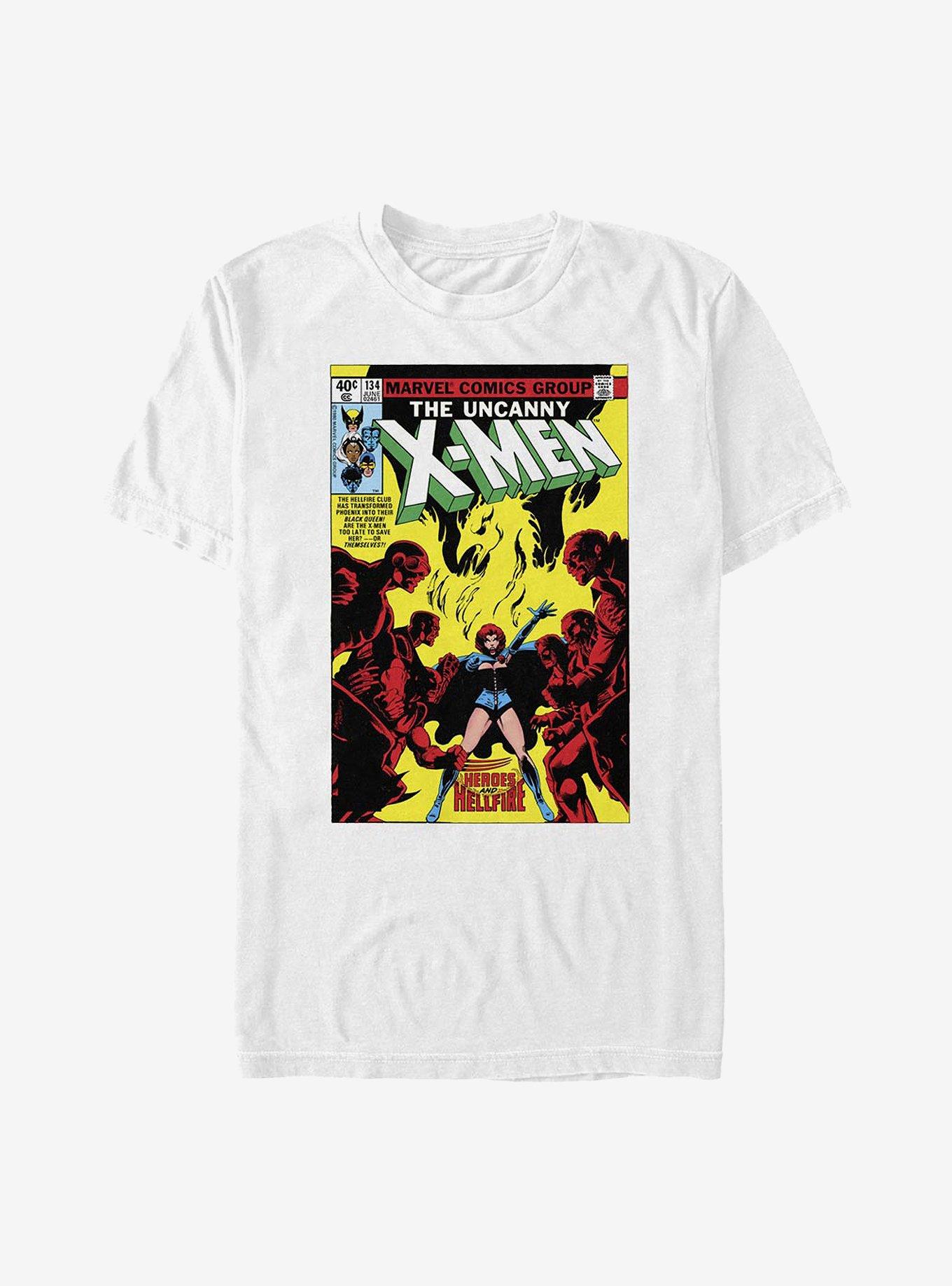 Marvel X-Men Hell Fire T-Shirt, WHITE, hi-res