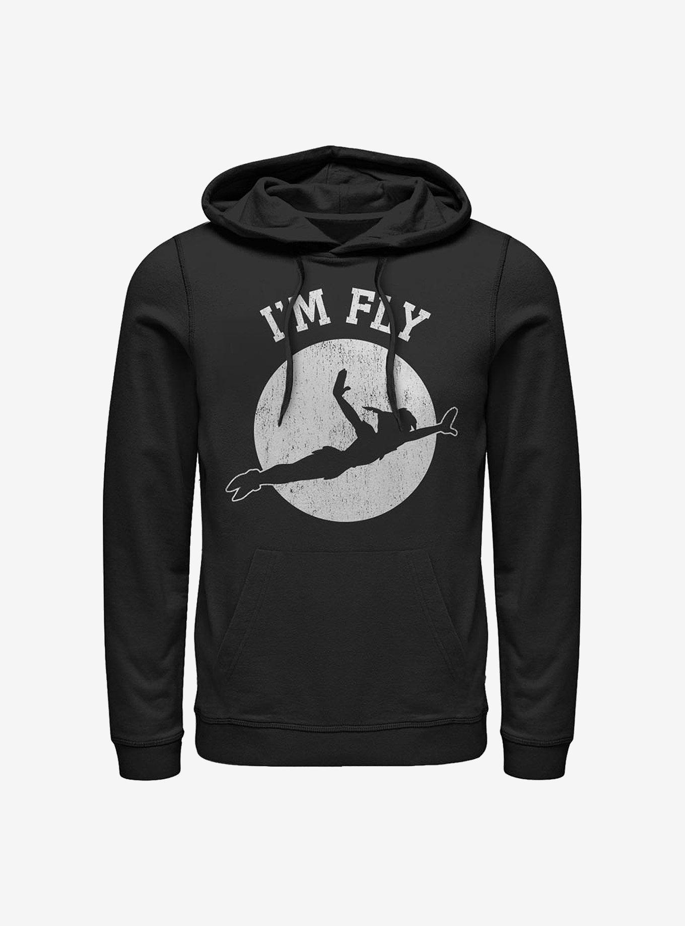 Disney Peter Pan I'm Fly Hoodie, BLACK, hi-res