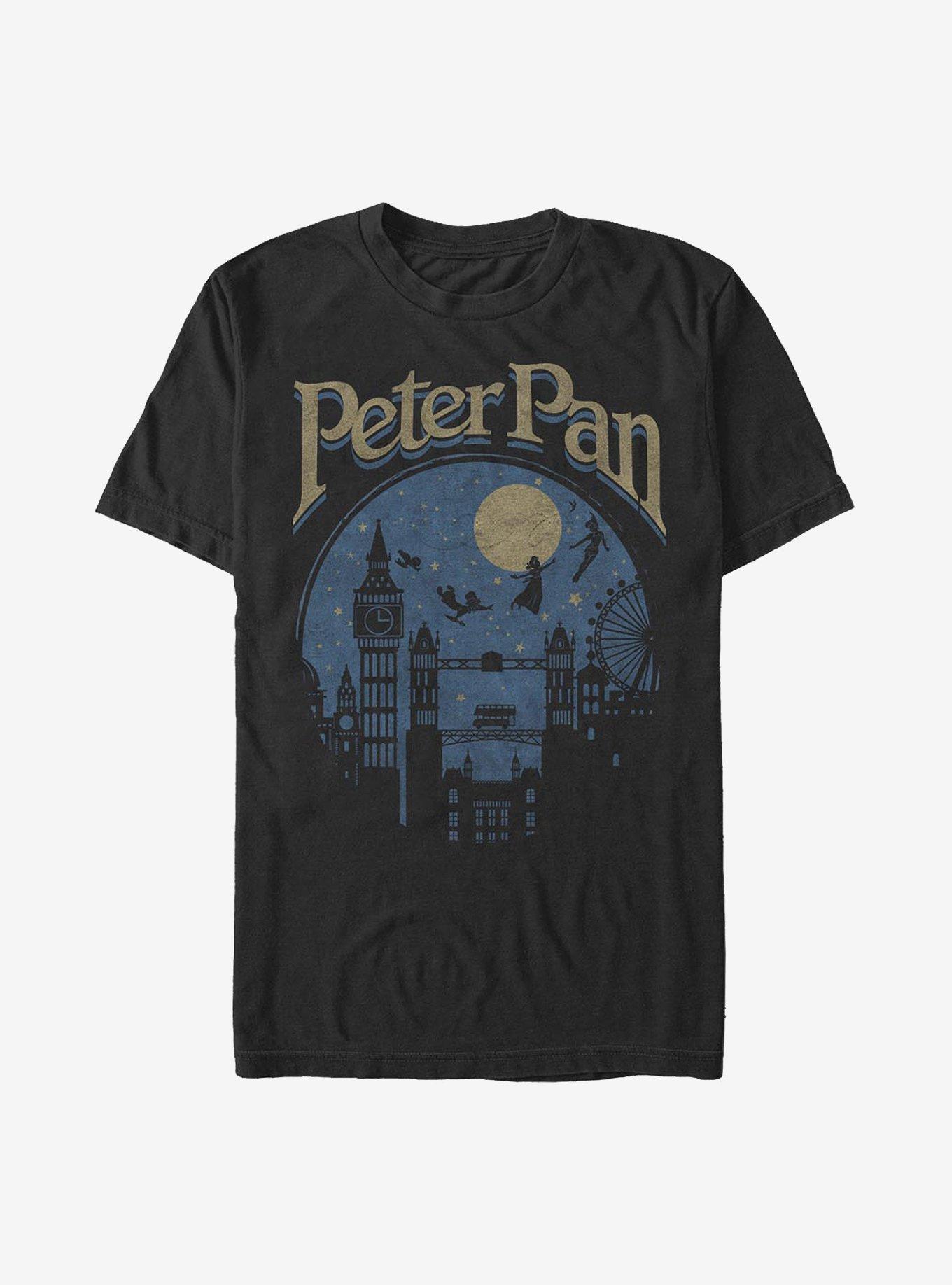 Disney Peter Pan London Night T-Shirt, BLACK, hi-res