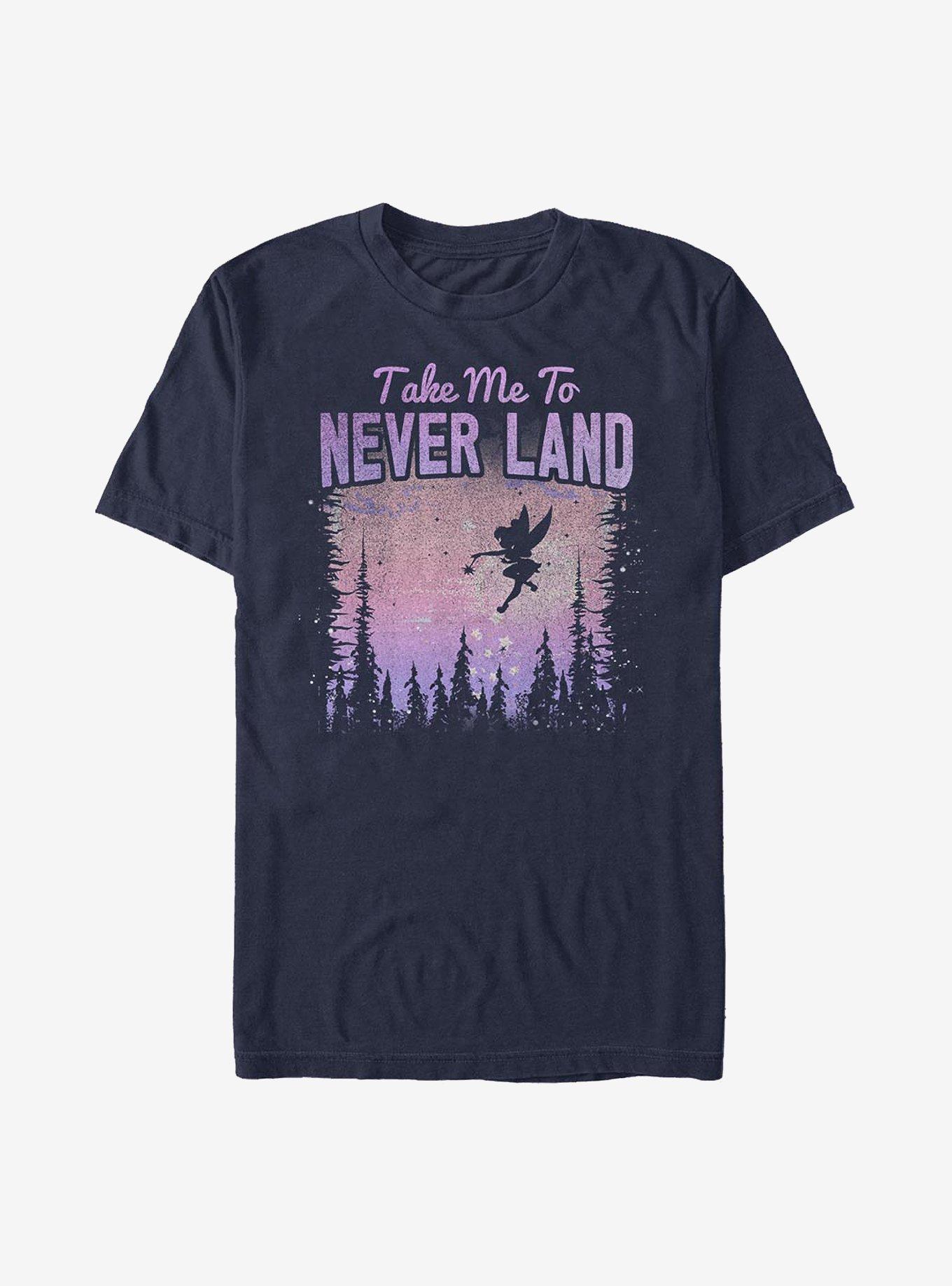 Disney Peter Pan Neverland Vintage T-Shirt, NAVY, hi-res