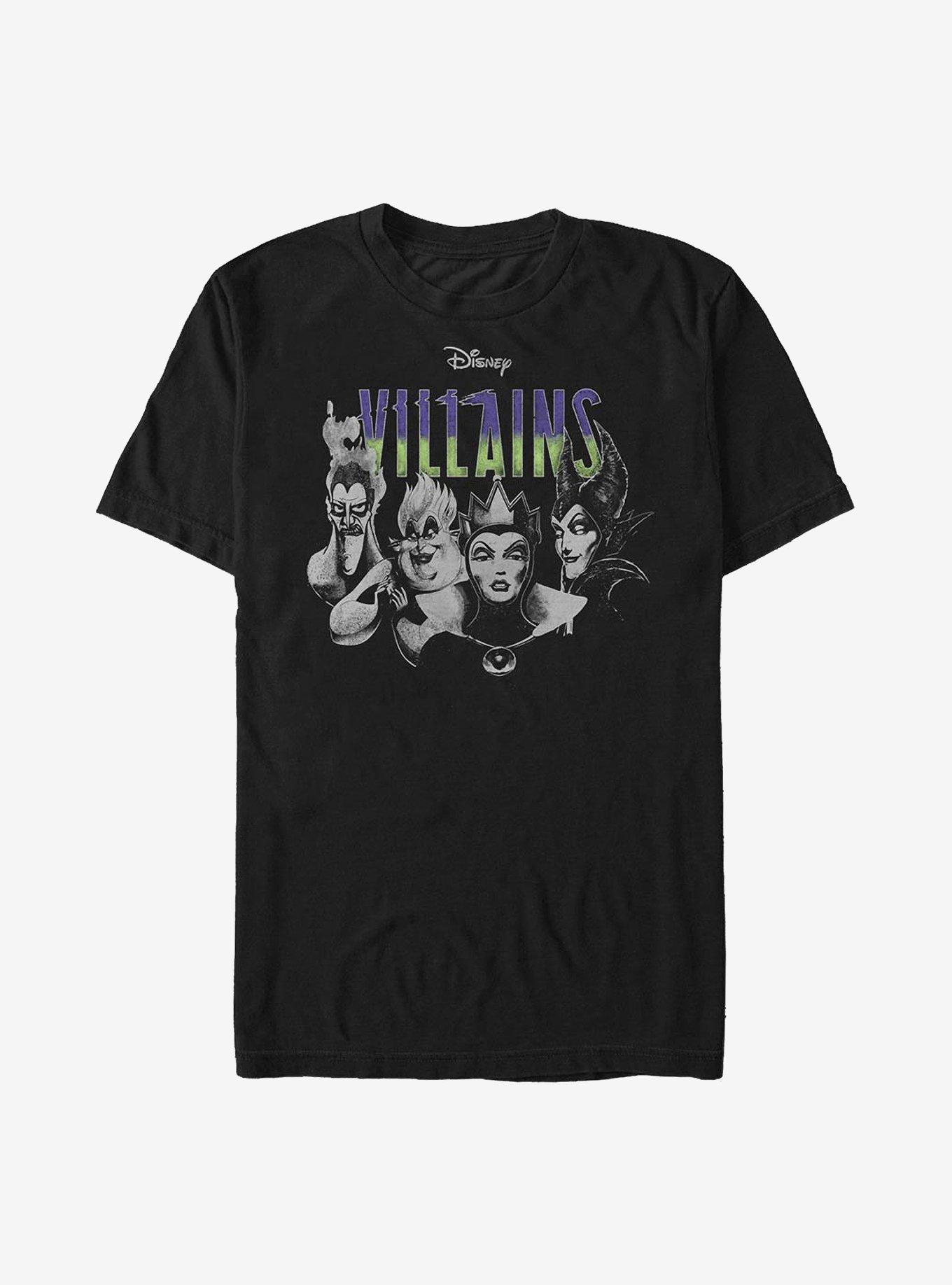 Disney Villains Fabulous Four T-Shirt, BLACK, hi-res