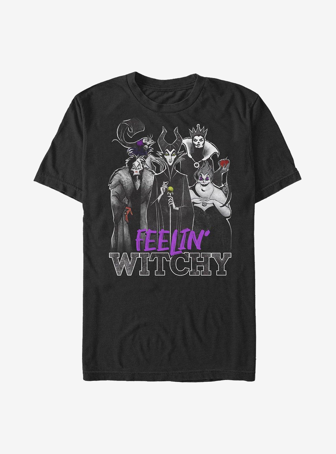 Disney Villains Feelin' Witchy T-Shirt, BLACK, hi-res