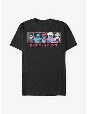 Disney Villains Japanese Text T-Shirt, , hi-res