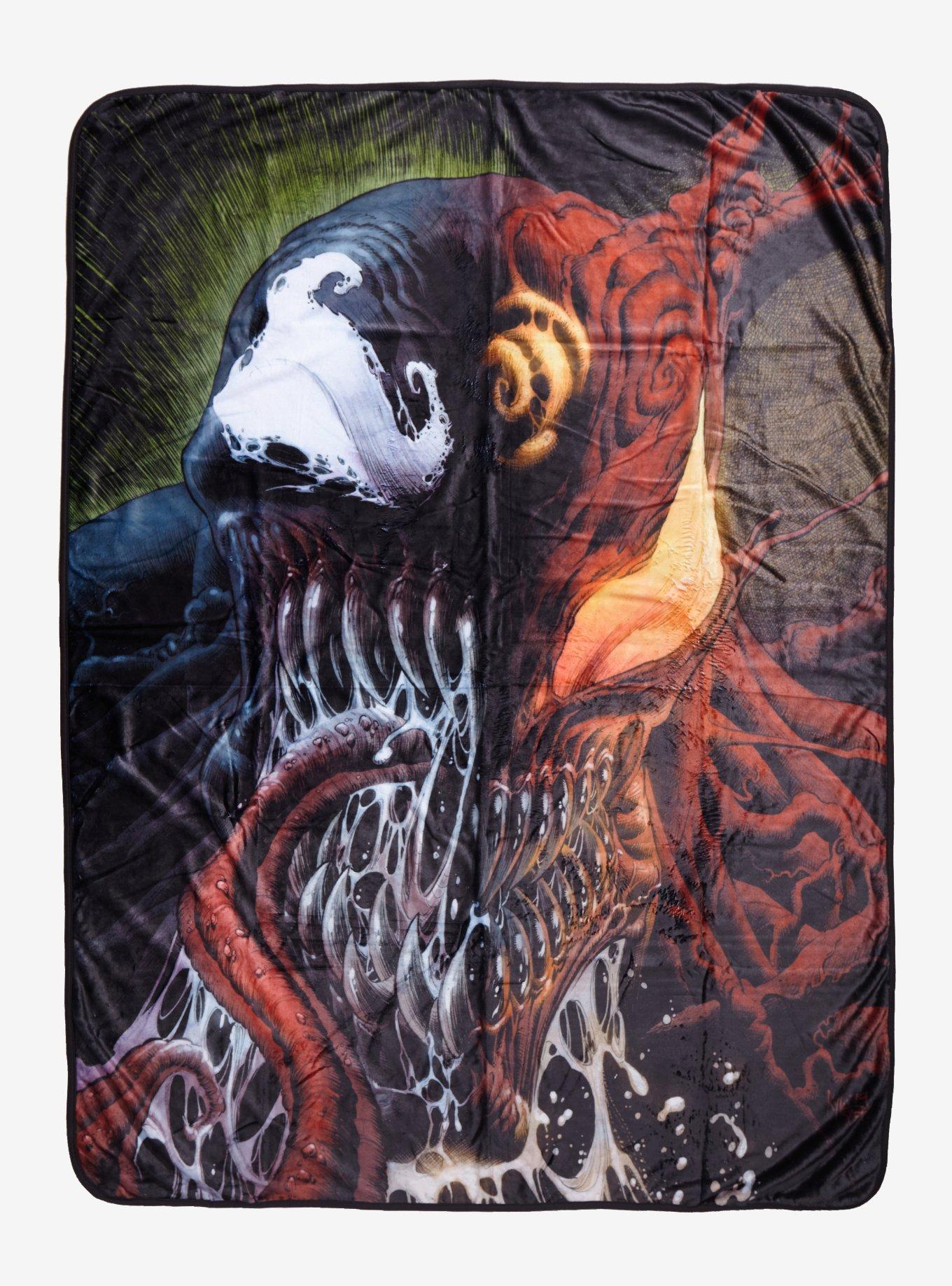 Marvel Venom Split Face Throw Blanket