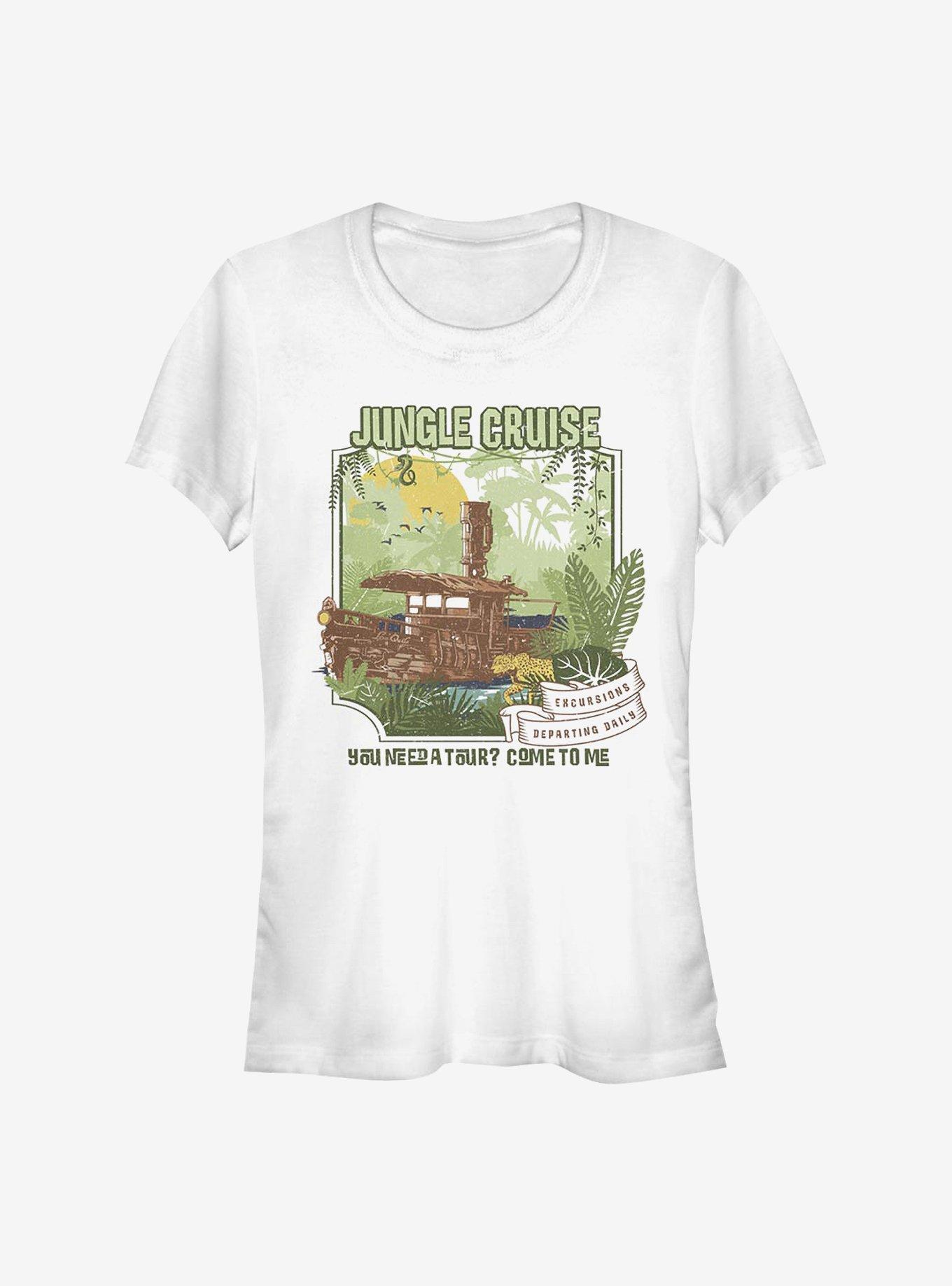 Disney Jungle Cruise Daily Tours Girls T-Shirt, WHITE, hi-res
