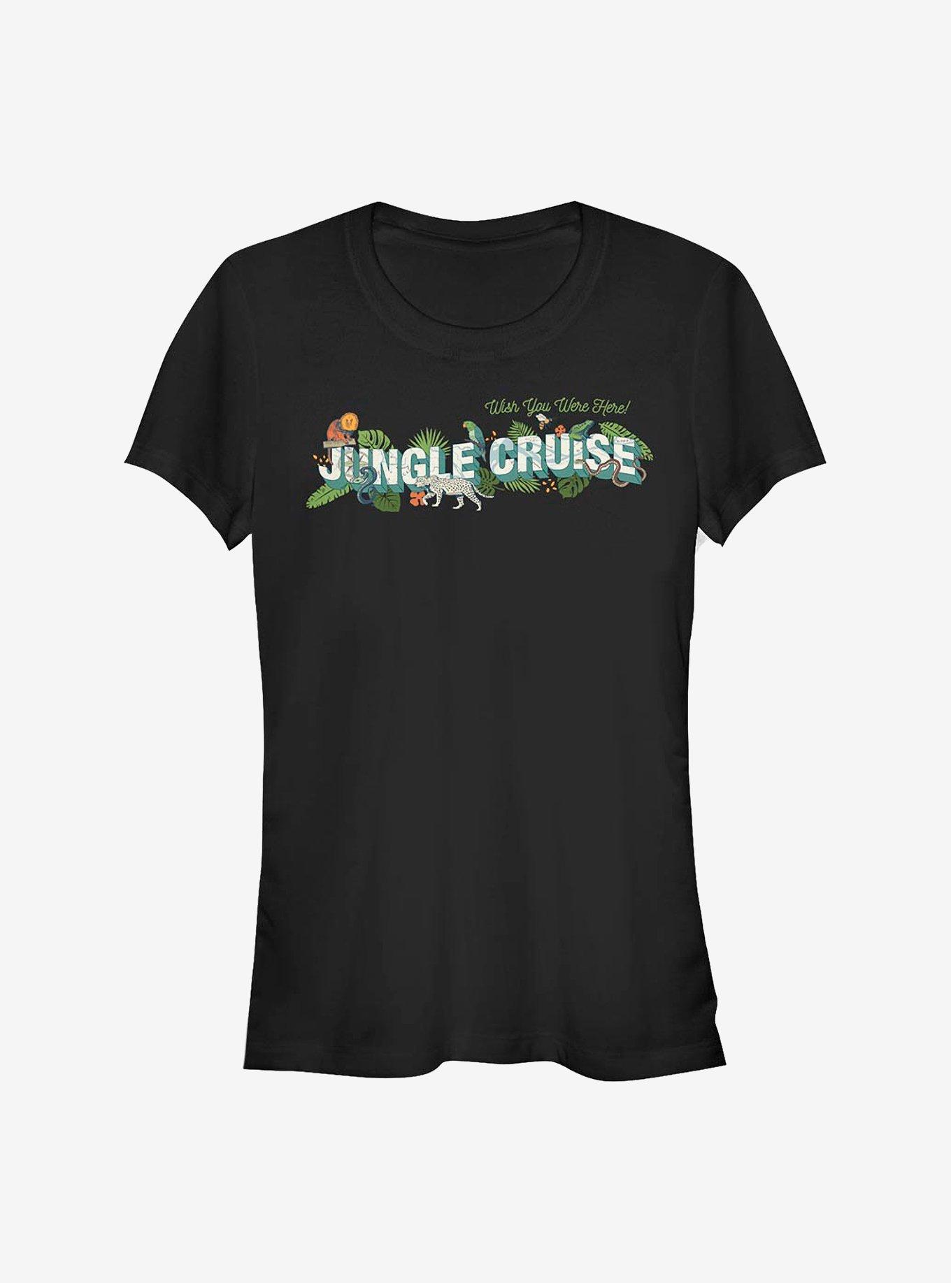 Disney Jungle Cruise Wish You Were Here Girls T-Shirt, BLACK, hi-res