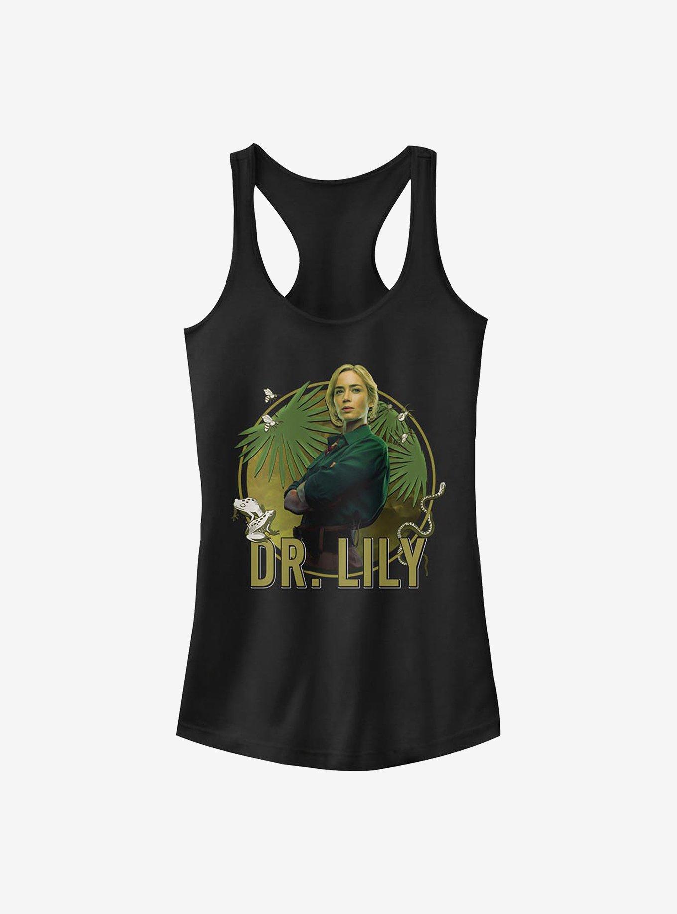 Disney Jungle Cruise Dr. Lily Hero Shot Girls Tank, BLACK, hi-res