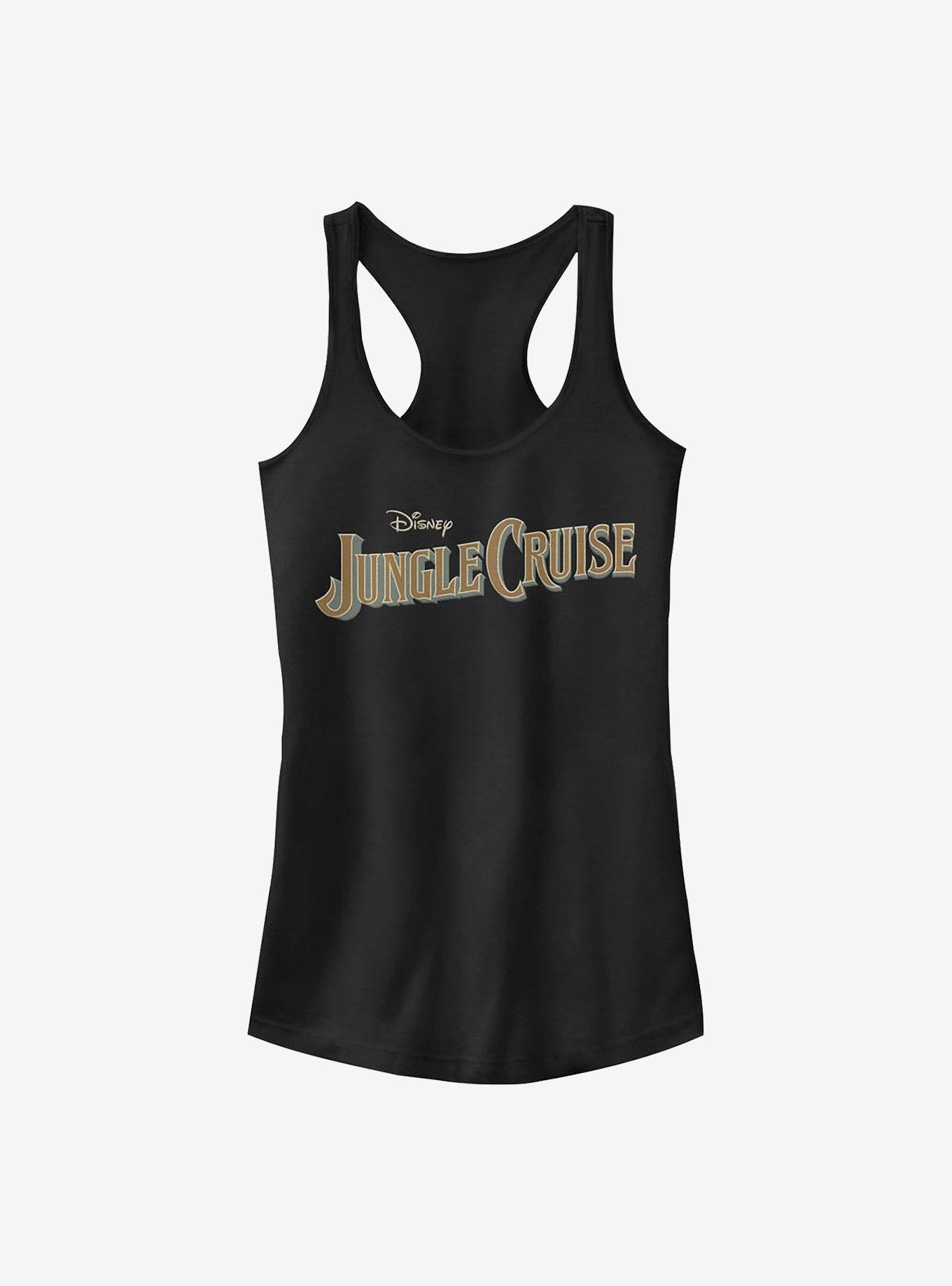 Disney Jungle Cruise Logo Girls Tank, BLACK, hi-res