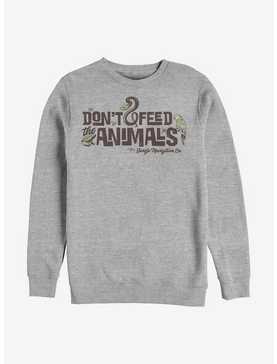 Disney Jungle Cruise Don't Feed The Animals Crew Sweatshirt, , hi-res