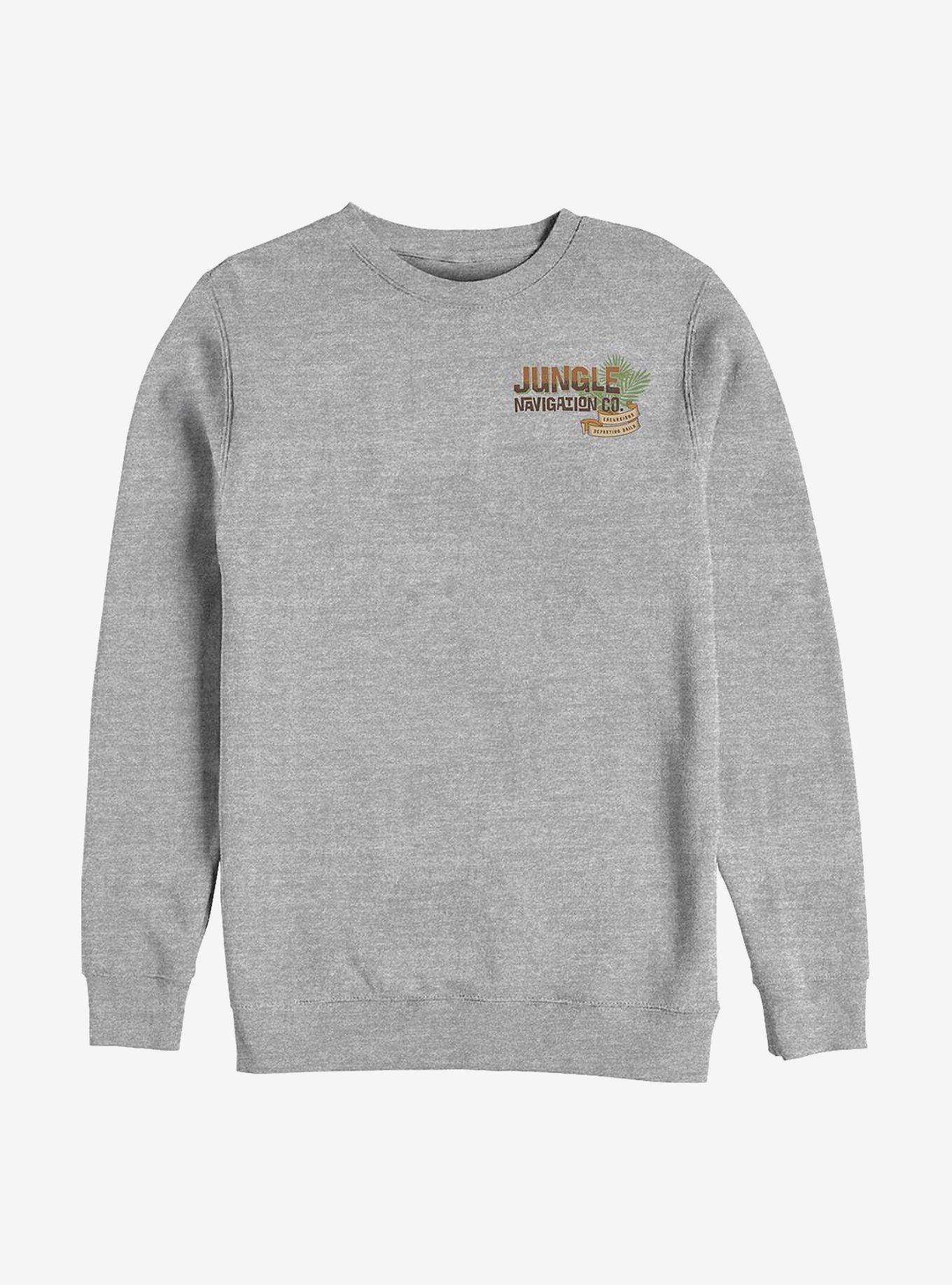 Disney Jungle Cruise Jungle Navigation Co. Crew Sweatshirt, ATH HTR, hi-res